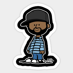 j dilla Sticker